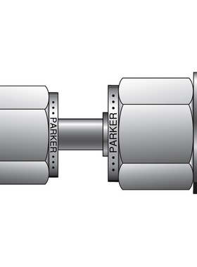 Parker CPI/A-LOK系列 管对管电介质接头(英制)6-8DEBTA-SS