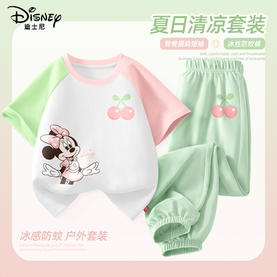 迪士尼女童夏季套装2025新款衣服