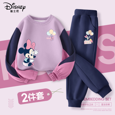 迪士尼女童运动套装秋季2025新款