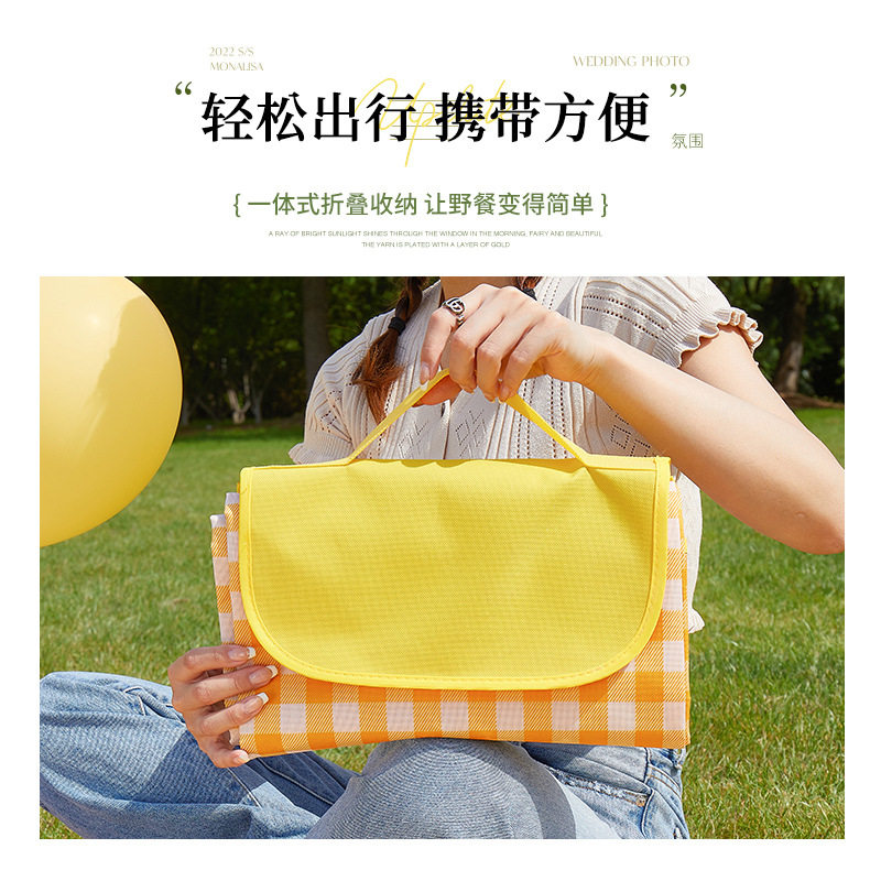 野餐垫防潮布野外帐篷户外露营防水加厚野炊地垫草坪春游垫子