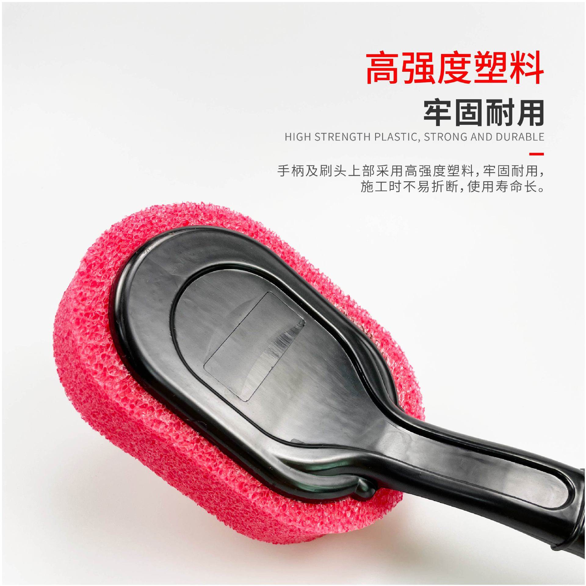 工厂直销台湾款多功能轮胎上蜡刷轮胎上光刷超耐海绵不易碎不渗透