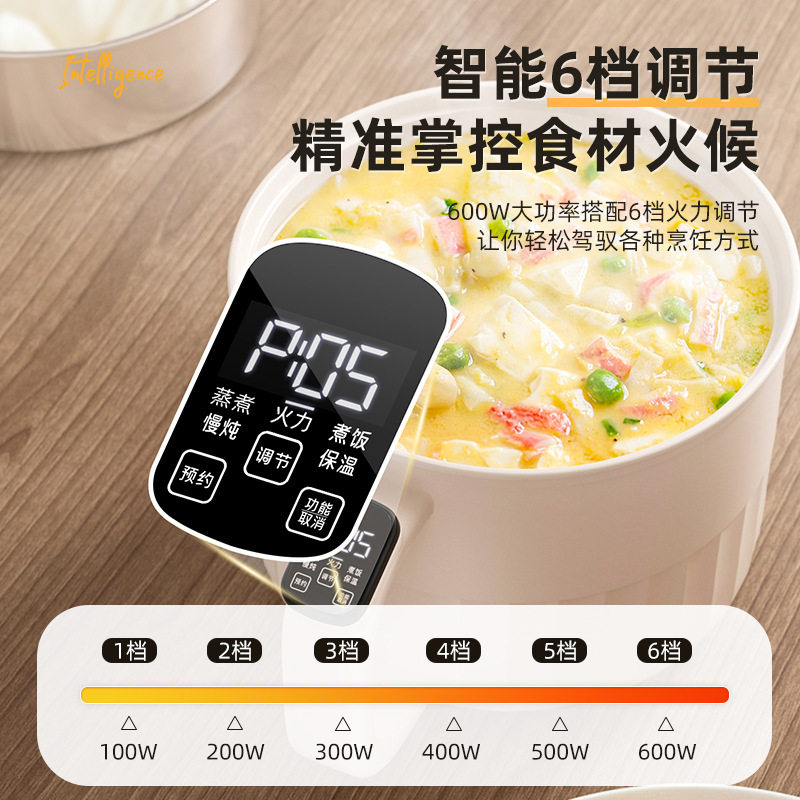 电煮锅小型多功能蒸煮煎一体宿舍用泡面小电锅火锅一人食小锅