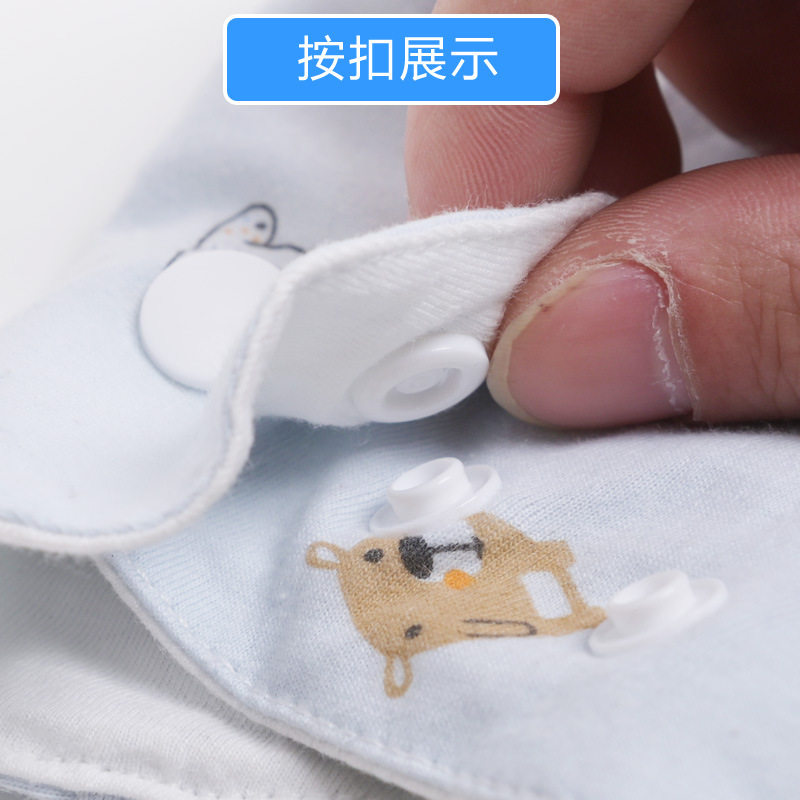 婴儿尿布裤新生儿童纯棉防水宝宝透气防漏可水洗按扣尿布兜训练裤