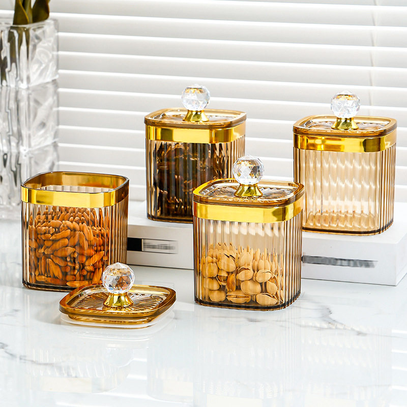 咖啡豆保存罐密封罐塑料小瓶子豆子收纳盒咖啡粉储存罐储物茶叶罐