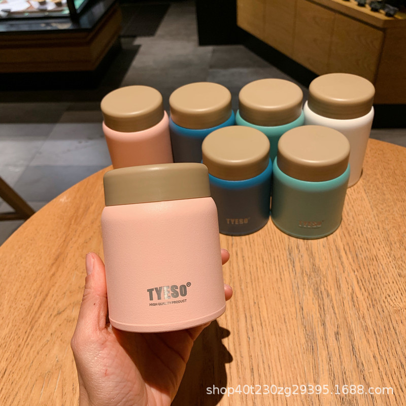 儿童创意焖烧杯304不锈钢小型焖烧罐超长保温饭盒礼品杯