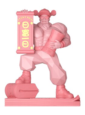 热销肌肉财神爷招财摆件家用客厅办公室装饰品开业创意生日礼物男