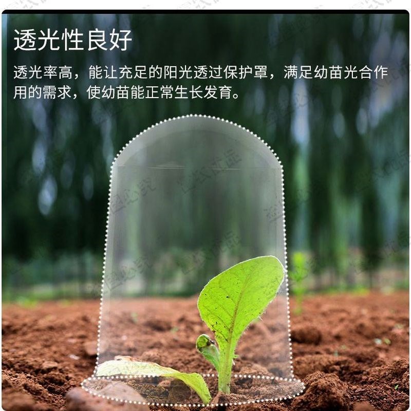 热销烤烟种植专用移栽罩杯扣碗高透明防寒霜冻圆形保温罩育苗保护