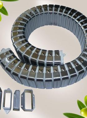 不锈钢全封闭坦克炼DGT导管保护套数控机床电缆穿线 线金属钢制拖