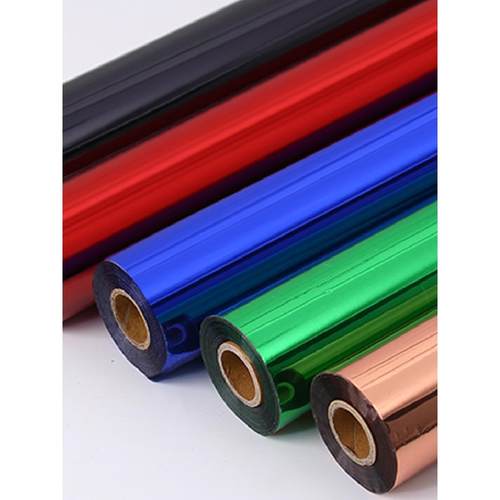 金穗 通用杂色红兰绿烫布 烫金纸 电化铝包装膜任意宽度可定制