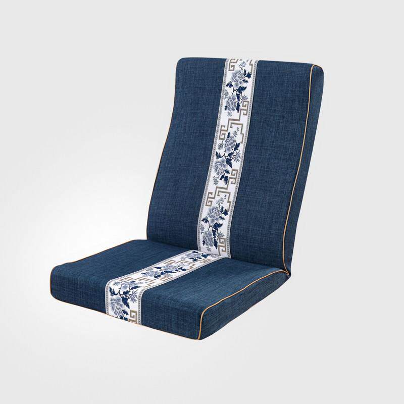 加厚实木沙发垫带靠背连身防滑中式红木高密度海绵沙发垫可拆洗