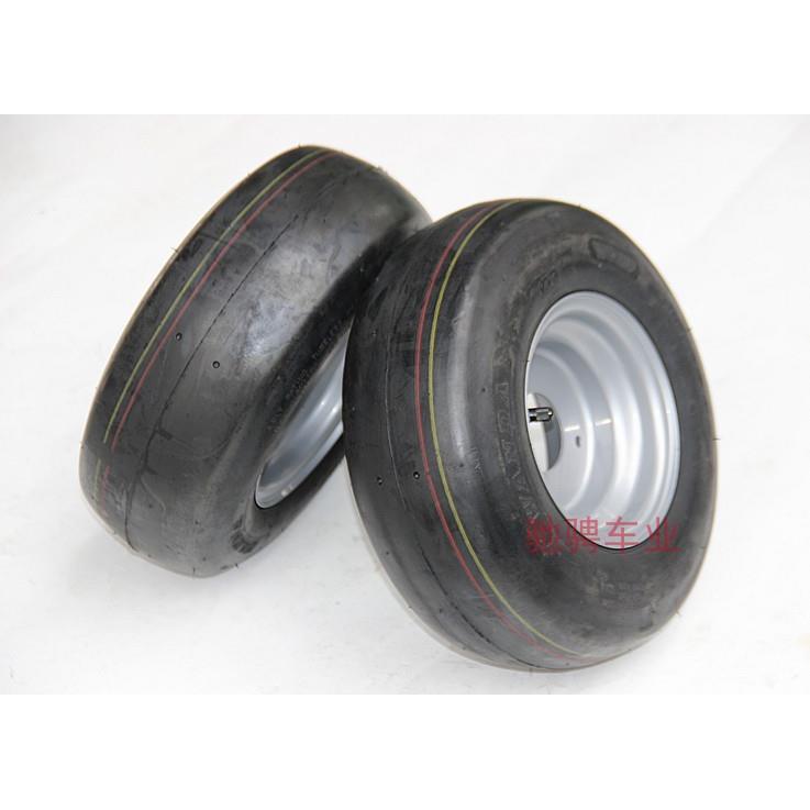 改装四轮漂移卡丁车沙滩车配件13X5.00-6寸公路轮胎轮毂 6寸光胎