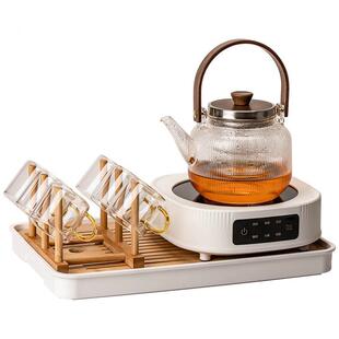 家用小型烧水煮茶器玻璃烧水泡茶养生壶煮茶炉保温 电陶炉2024新款