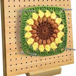 手工编钩编花片定型器手办偶晾干织定工织具人毛线位洞洞板钩编针