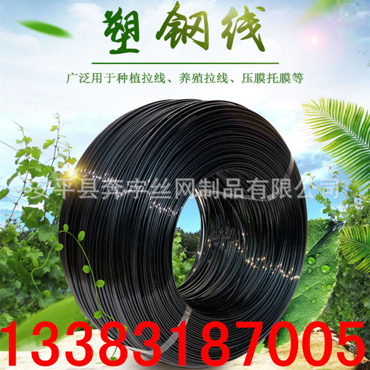 厂家生产 农业大棚搭架 专用高强塑钢线 聚酯线 托幕线 寿命长