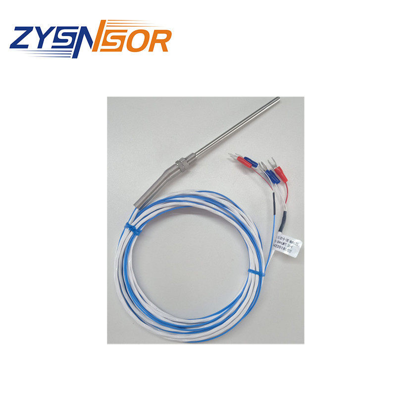 台湾EYC  PT100+K感温棒 管径5MM 管长100MM M8P1.25 出线4米