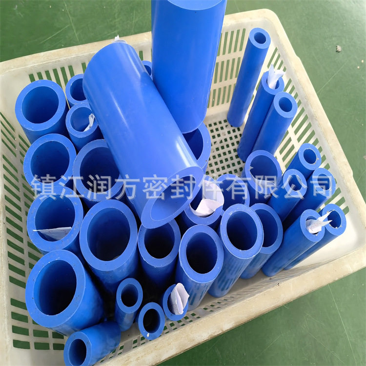 供应亮蓝色聚四氟乙烯模压管蓝色四氟管兰PTFE管板棒