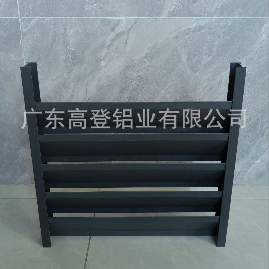 庭院围栏围墙护栏小区院子百叶片围挡别墅全封闭隐私铝合金护栏