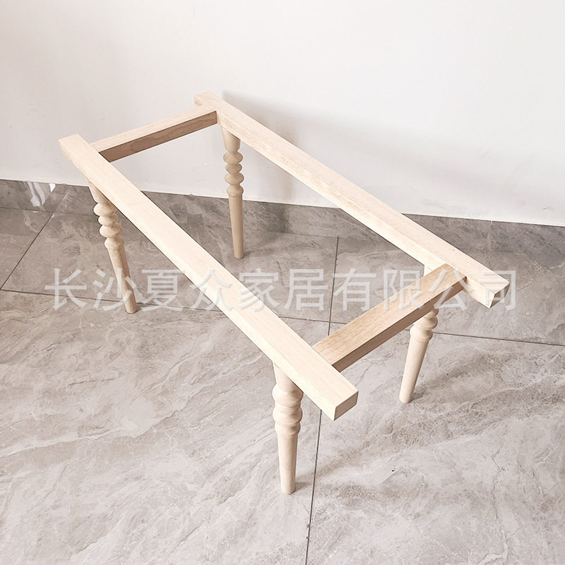 法式复古实木长条凳北欧简约玄关马鞍皮编织换鞋凳家用卧室床尾凳