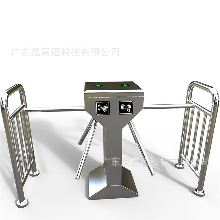 双机芯立式三辊闸电控门禁考勤出入口人行道闸摆闸翼闸全高旋转匝