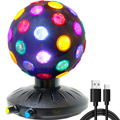 360度旋转迪斯科灯球DISCO LIGHT可调速可调亮度KTV派对氛围魔球