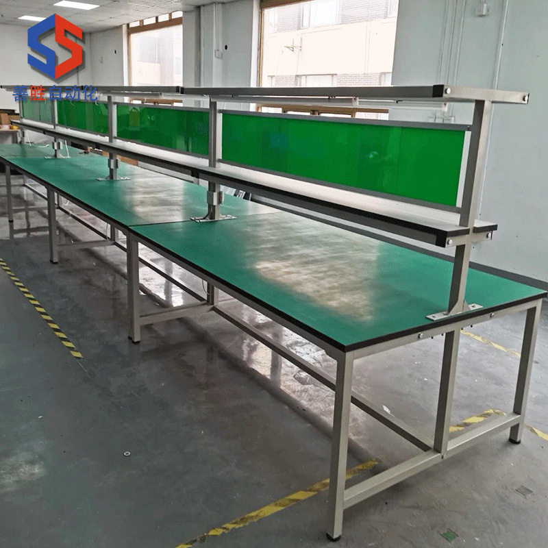 铝合金防静电工作台车间生产线装配打包台铝型材流水线带灯操作台
