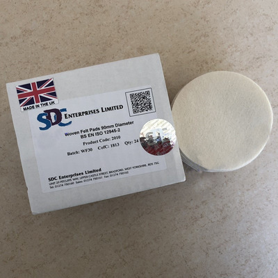 SDC Non-Woven Felt Pads 直径90MM 马丁代尔非机织羊毛毡垫