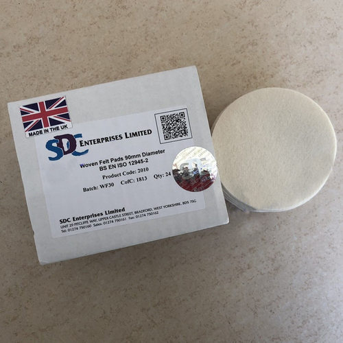 SDC Non-Woven Felt Pads 直径90MM 马丁代尔非机织羊毛毡垫
