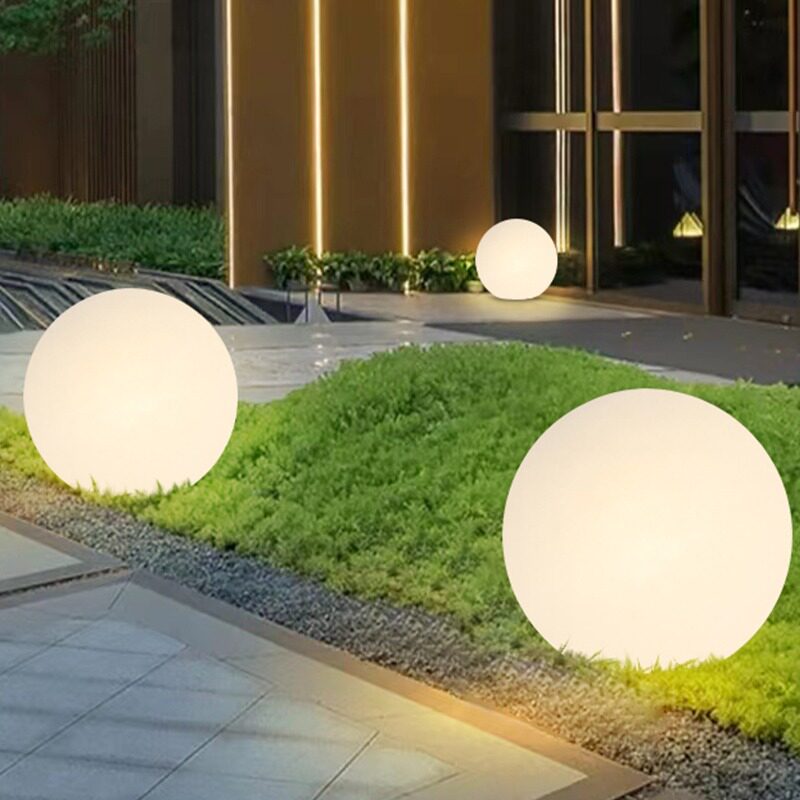 发光圆球户外太阳能庭院景观景区装饰灯草坪球灯防水别墅花园球灯
