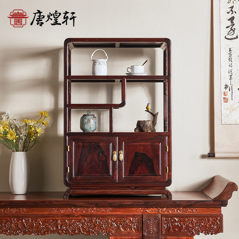 红木家具微凹黄檀中式博古架明式多宝阁陈列架客厅实木