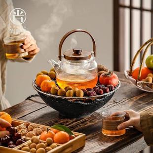 烧烤炉茶炉茶壶家用 N1CG围炉煮茶电炉器具全套烤火炉配件户外套装