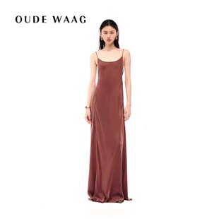 丝光优雅简约吊带系绳连衣裙 25秋冬新款 OUDE WAAG
