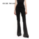 喇叭裤 OUDE 复古弹力修身 显腿长水洗针织女装 WAAG 经典
