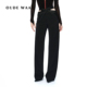 OUDE 独特摩登设计感精裁纽结西装 WAAG 裤 26早春新款