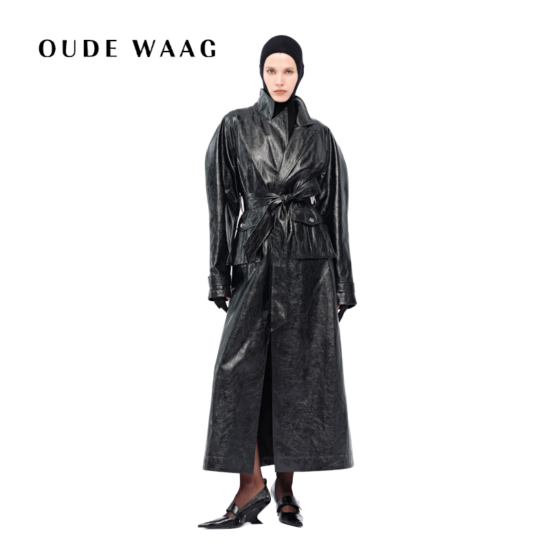 大衣廓形系腰大衣中长款