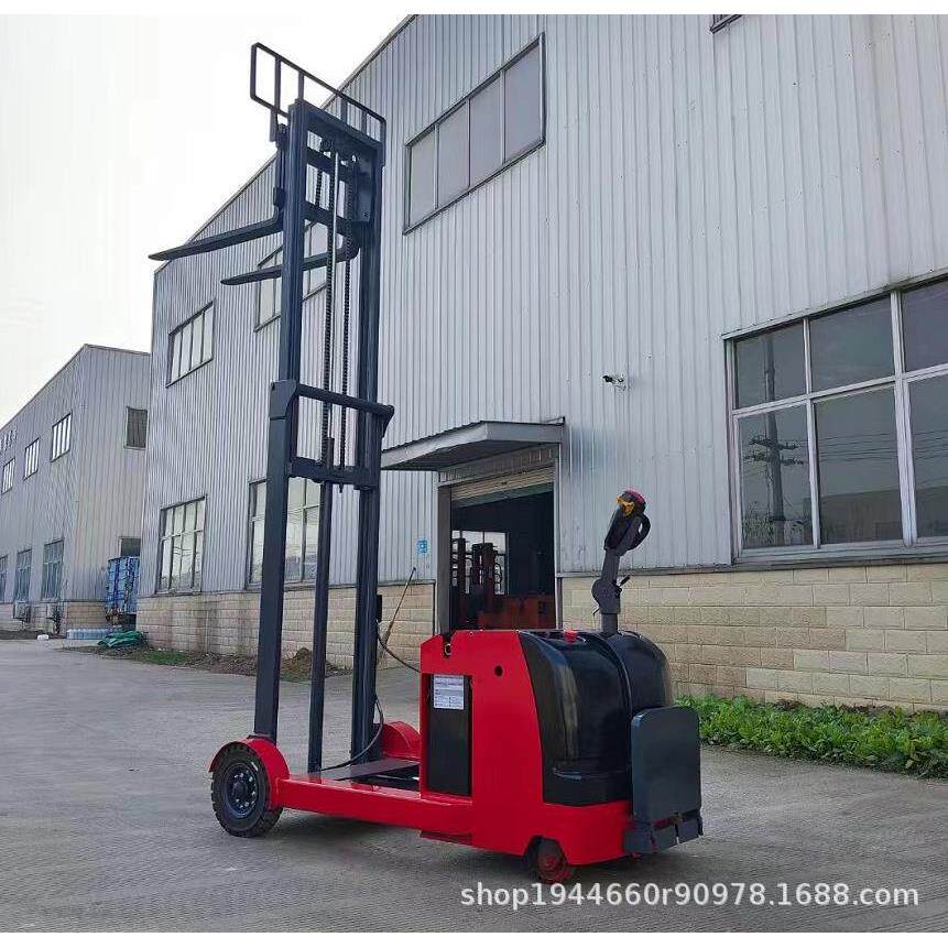 前移式电动叉车无腿堆高车2吨全自动液压升高1吨小型装卸铲车