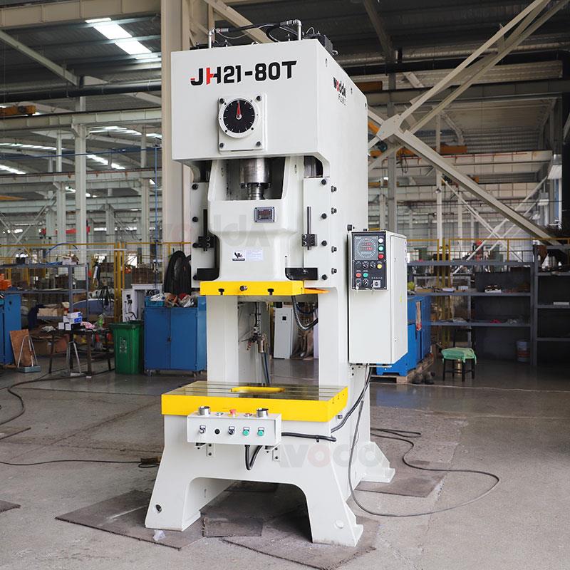 80吨125T气动冲床JH21开式单点冲孔机现货160t63吨200吨C型冲压机