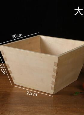 升 斗 实木升子 米升 米斗 燕尾榫卯 木斗 木升 钥匙 收纳盒