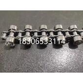 厂家直销08B10A12A16A双侧滚轮链条双节距平行滚轮千鸟滚轮链条