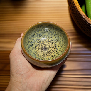 建盏 鹧鸪斑大禅定盏 茶盏功夫茶杯陶瓷主人杯天目盏单盏盏杯