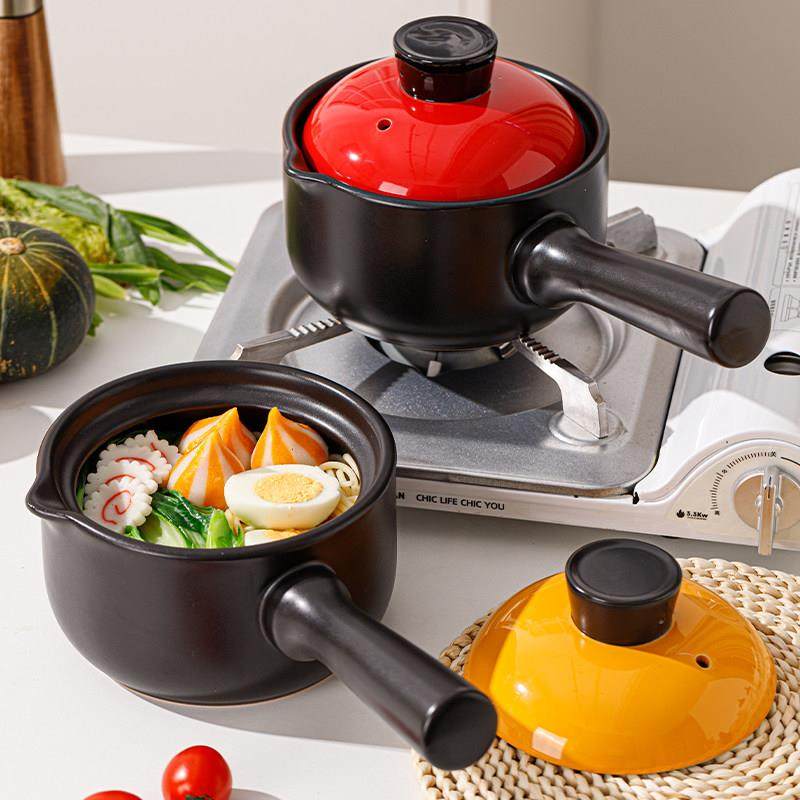 陶瓷奶锅小砂锅一人食家用瓦斯炉专用煮面锅宝宝婴儿辅食锅带手柄,厨房/烹饪用具,奶锅,淘宝优惠券,粉丝福利购,淘宝优惠卷