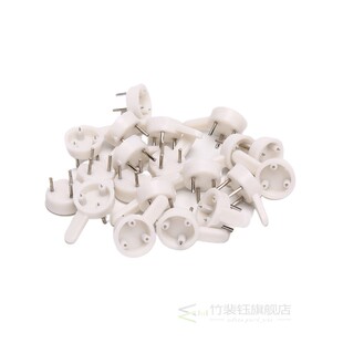极速20PCS Frame For Picture Hooks Hard Plastic White Wall