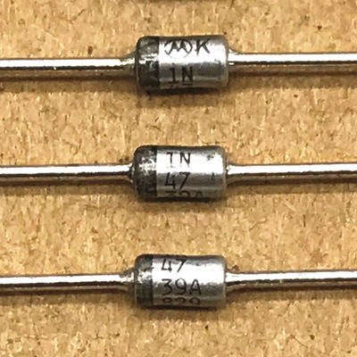 老M标金封稳压二极管1W稳压管MOT原装进口ON 1N47系列发烧音频DIY