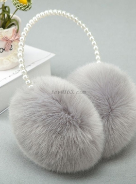 极速Winter Fluffy Plush Earmuffs Headband Ear Warmer Headwea