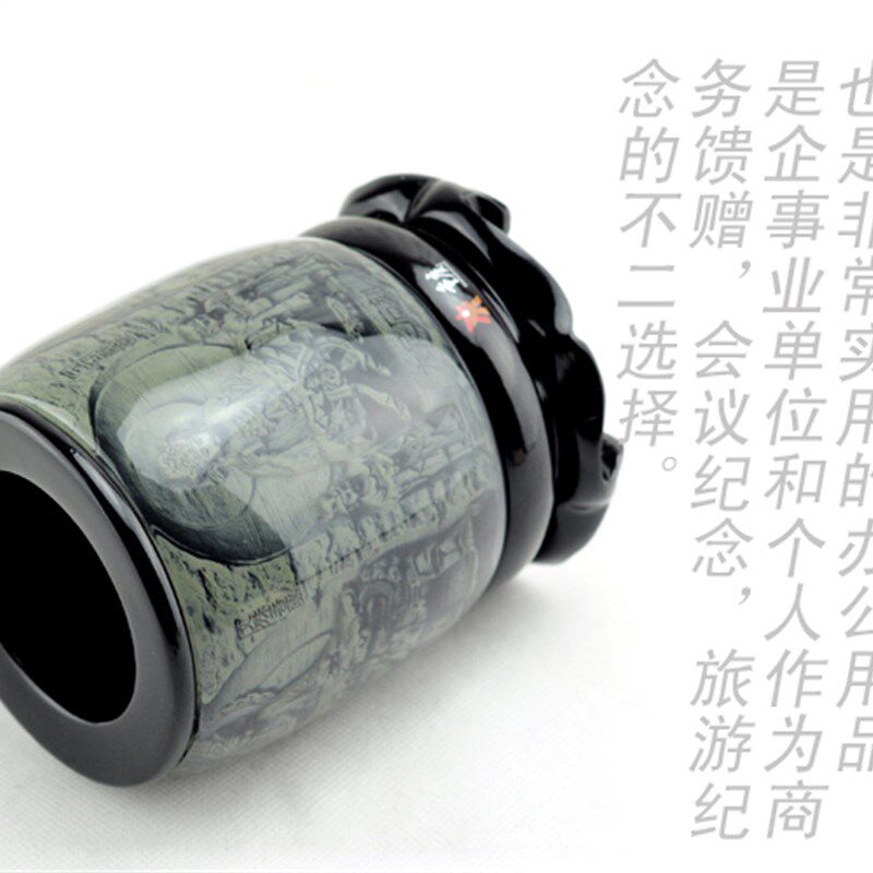 大足石刻旋转笔筒重庆特色礼品 旅游纪念品工艺品装饰摆件