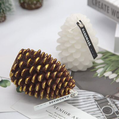 极速Pine Cones Candle Silicone Mold DIY Pine Ball Aromatic C