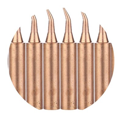 极速10Pcs/lot 900M-T-IS Pure Copper Soldering Iron Tip Lead-