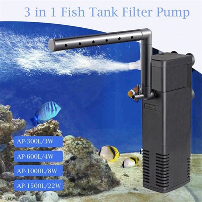 极速Internal Aquarium Filter Pump Submersible Turtle Fish Ta