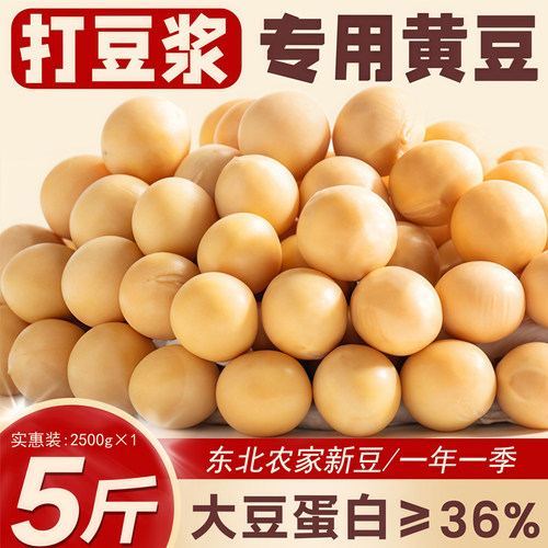 东北黄豆25年新货打豆浆专用黄豆