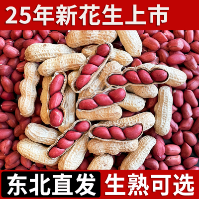 红皮花生2025年农家新货生熟可选