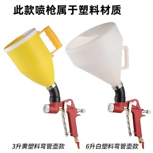 外墙喷真石漆专用喷枪喷壶喷砂喷沙枪喷浆壶塑料弹涂喷枪 喷漆枪